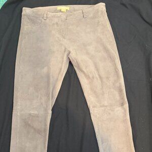 Michael Kors Collectino Suede Pants Size 4 Slate